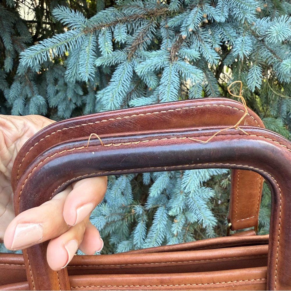 VINTAGE COACH Embassy Briefcase 9050 British Tan Business Bag - Picture 6 of 11